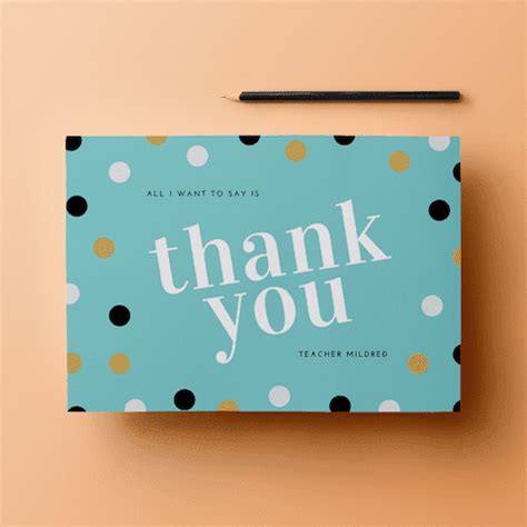 30+ Thank You Card Ideas - Canva