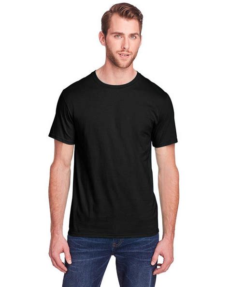 Fruit Of The Loom Unisex Iconic T Shirt IC47MR Black Ink Size