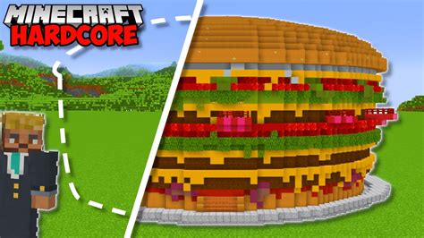 I Built The WORLDS BIGGEST BURGER In Minecraft 1 19 Hardcore 70