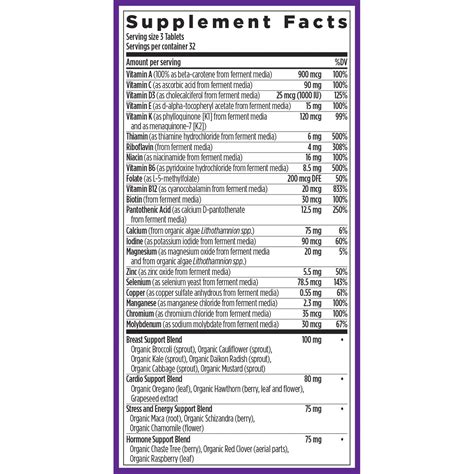 New Chapter Women's Multivitamin 40+ Advanced Formula for Heart