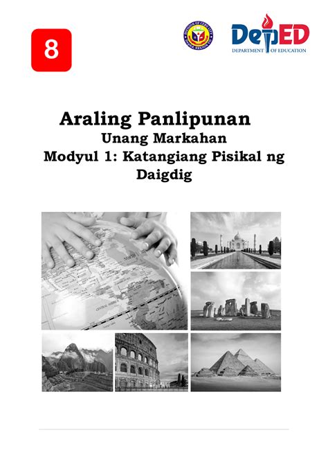 Ap Q Modyul Milkerss Araling Panlipunan Unang Markahan Modyul