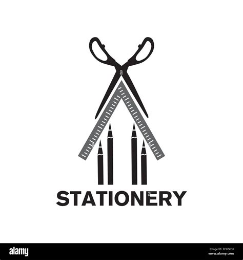 Vector Logo For A Stationery Store Stock Vector Image Art Alamy