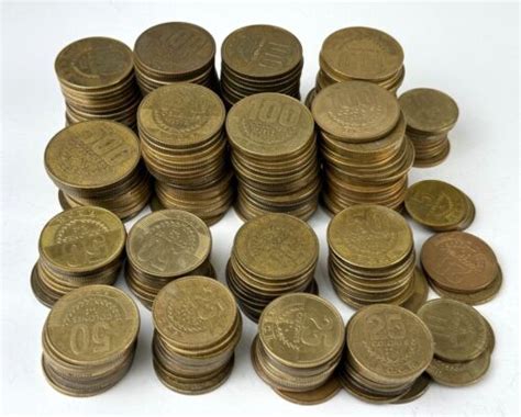 Costa Rica Coin Lot Costa Rican Colones Coins Money