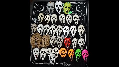 Vintage rare Ghostface masks collection part 1 2022 - YouTube