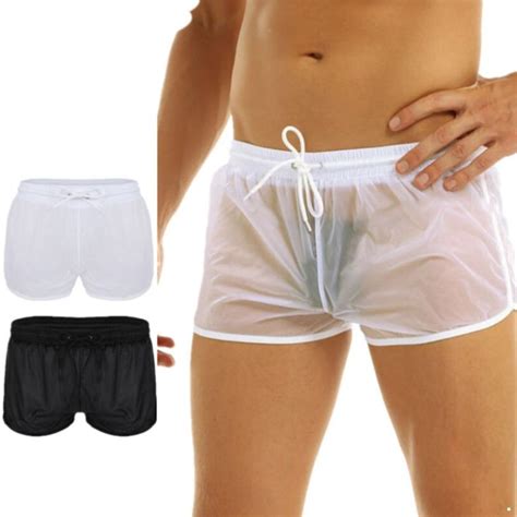 Acheter Boxer Transparent Avec Cordon De Serrage Pour Hommes Sous