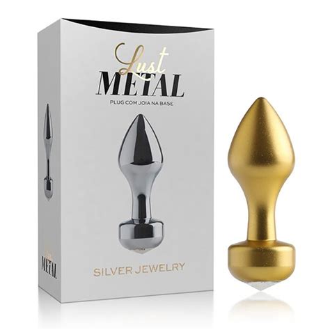 Lust Metal Plug Anal Gold Jewelry Ref LM015 0420
