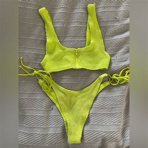Sexy Lime Green Bikini Size Small Gem
