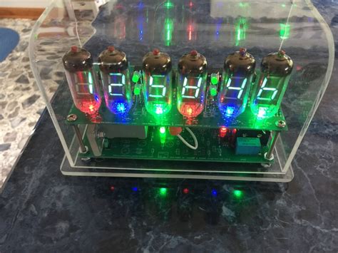 Homemade Six Digit Vfd Clock Made With Iv Vfd Tubes Rgb Etsy