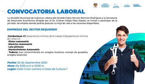 Convocatoria Laboral Cajicá Alcaldía Municipal