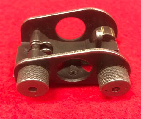 Original Canadian C9 Saw M249 Mg Complete Rear Sight With Screws