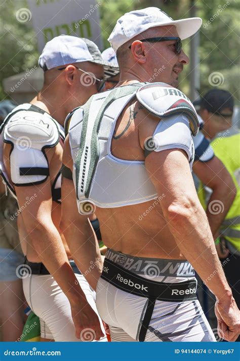 Participantes Del Desfile Gay Imagen De Archivo Editorial Imagen De Americano Desfile