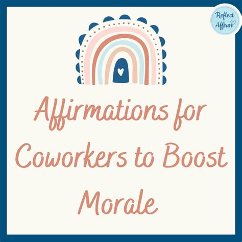 Affirmation For Coworkers For Success In The Workplace Reflect Affirm