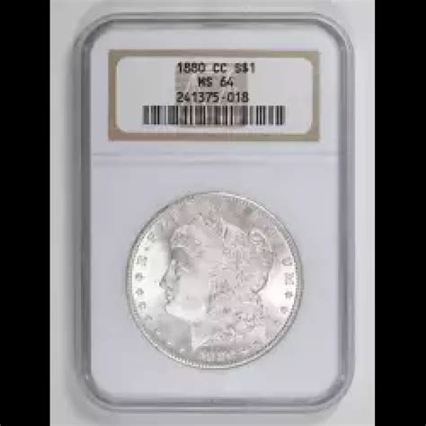 1880 Cc Ngc Ms 64 Morgan Silver Dollar Lost Dutchman Rare Coins