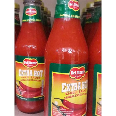 Jual Delmonte Saus Sambal Extra Hot Chilli Botol 340ml Shopee Indonesia