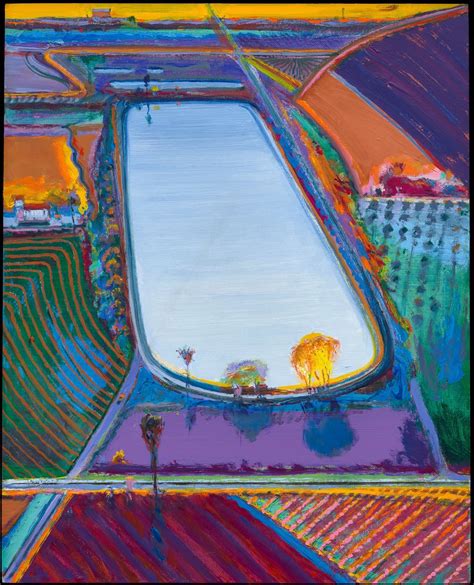 Fall Fields By Wayne Thiebaud From The Back Of The Wardrobe