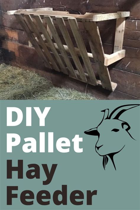 Diy Pallet Goat Feeder Rough And Tumble Farmhouse Goat Feeder Goat