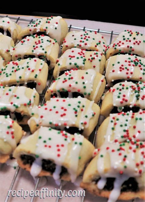 Cuccidati Fig Filled Cookies With A Glaze And Nonpareils Italian Fig