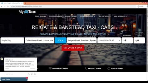 How To Book A Cheap Taxi From London To Reigate Banstead Taxis Youtube