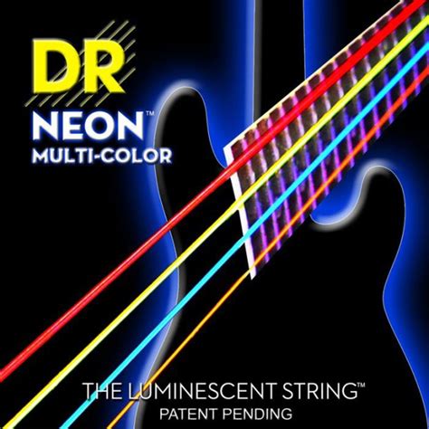 Dr Strings Introduces K3 Neon Hi Def Multi Color Bass String Sets No Treble