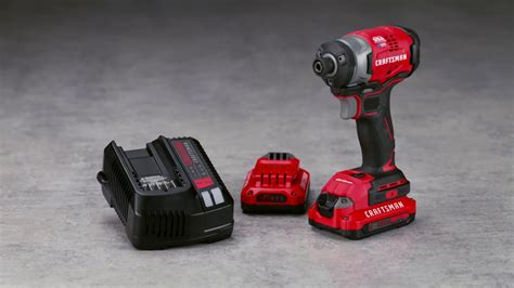 CRAFTSMAN V20 Lithium Ion 1 4 In Cordless Brushless Impact Driver W 2