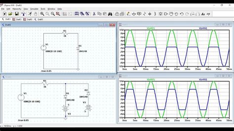 Clipper Circuit Simulation In Ltspice Youtube