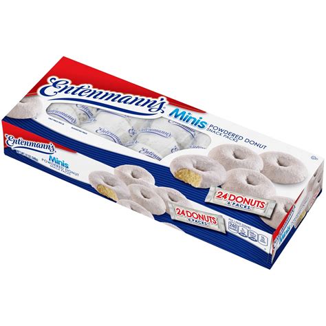 Entenmann S Minis Powdered Donuts Snack Packs 6 Pack 24 6 Ea 6 Ct Shipt