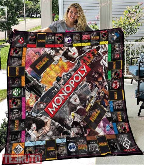 Kiss Band Monopoly Quilt Blanket Teeruto