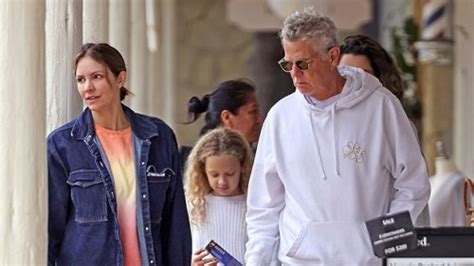 Katharine Mcphee David Foster Step Out With Son Rennie