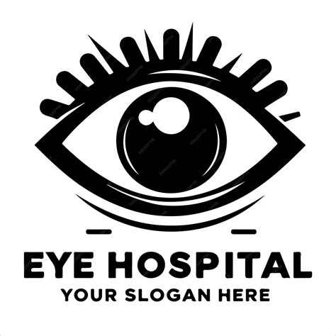 Premium Vector | Eye hospital logo icon illustration