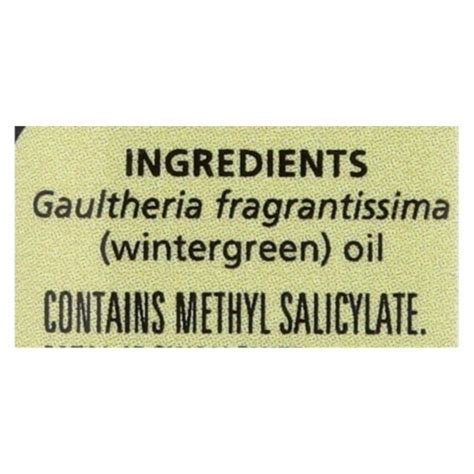 Aura Cacia Wintergreen Pure Essential Oil Fl Oz Pack