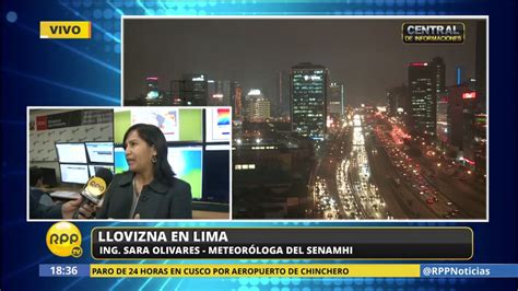 El Senamhi Dio Detalles Sobre La Persistente Llovizna Que Cayó En Lima Rpp Noticias