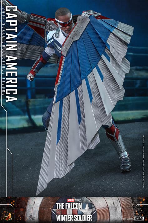 Hot Toys Shows Off Sam Wilson Captain America Action Figure From THE FALCON AND THE WINTER