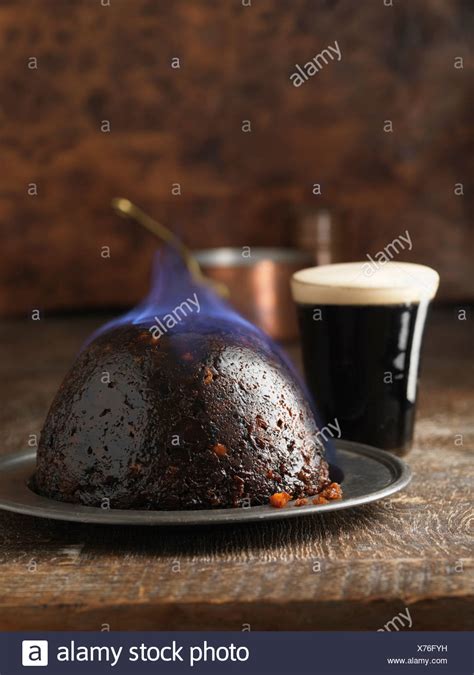 Flaming Christmas Pudding High Resolution Stock Photography and Images ...