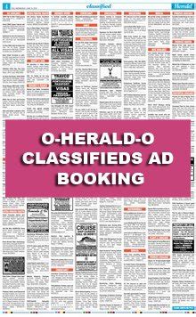 O Herald O Goa Advertisement Booking Centre