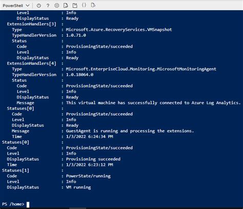 Microsoft Azure Check Status Of Azure Vm Using Azure Powershell