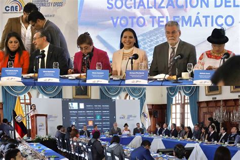 CNE socializó Votación Telemática con medios de comunicación nacionales