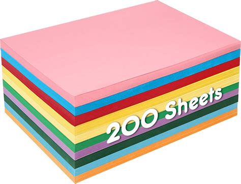 Amazon Otters Sheets Colored Cardstock Lightweight