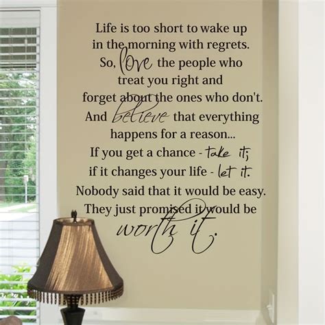 Add Meaning To Your Home Decor With This Inspirational Wall Decal Quot