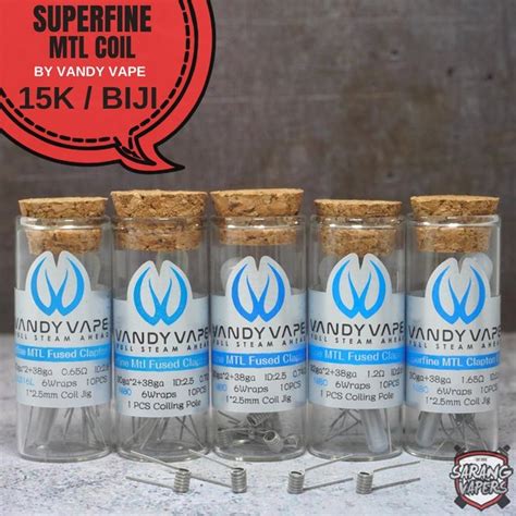 Jual SUPERFINE MTL FUSED CLAPTON COIL NI 80 BY VANDY VAPE Di Lapak DIY