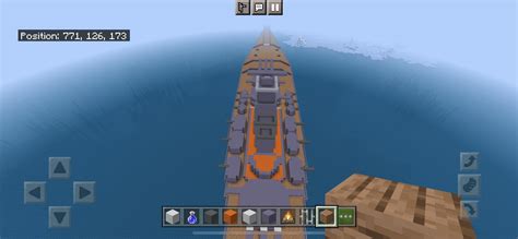 My Battleship build. : r/Minecraftbuilds