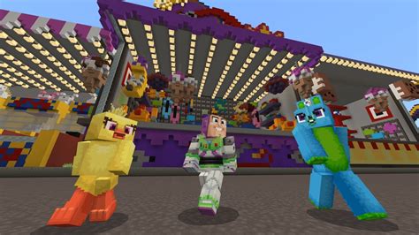 Minecraft: Toy Story Mash-up (2019) promotional art - MobyGames