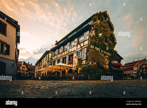 Old Historic Half Timbered Houses In Strasbourg France Stock Photo Alamy