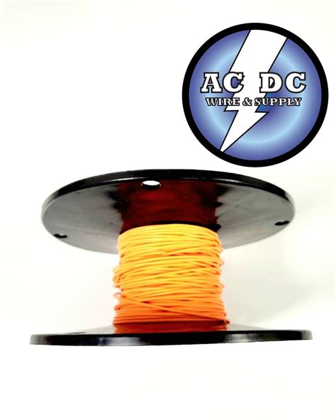 AUTOMOTIVE GXL WIRE 20 AWG HIGH TEMP STRANDED COPPER ORANGE 100 FT