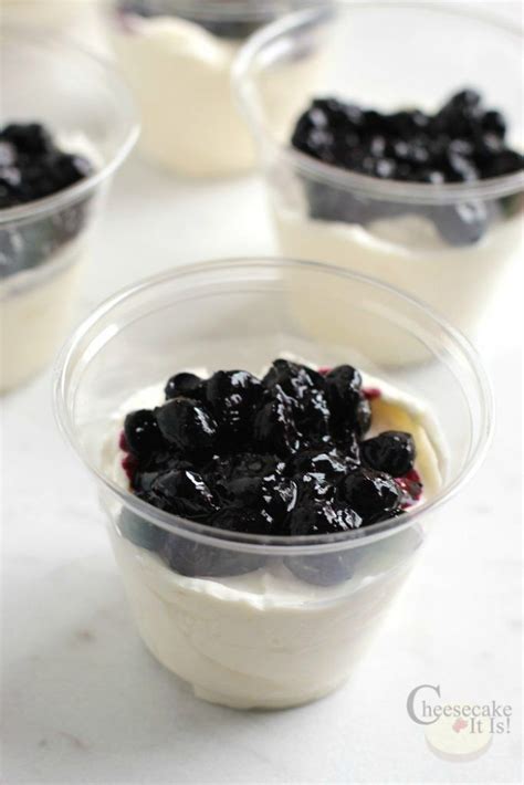 Blueberry Lemon Keto Cheesecake Cups Cheesecake It Is Recipe