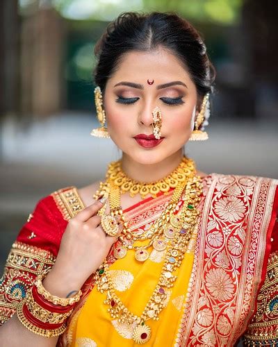 Maharashtrian Bridal Makeuplook By Best Mua The Happier Yo Flickr