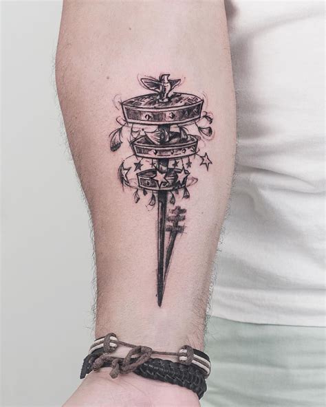 Tattoo do Airton O Opaxorô faz parte da indumentária do orixá Oxalá