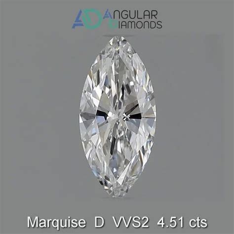 White Marquise D Vvs Carat Igi Cvd Hpht Lab Grown Created