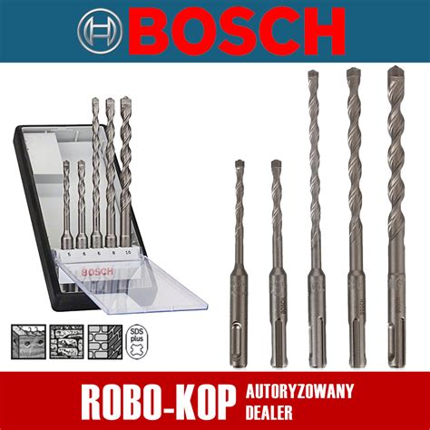 Bosch Zestaw Wiert A Do Betonu Sds Plus Sztuk Robo Kop