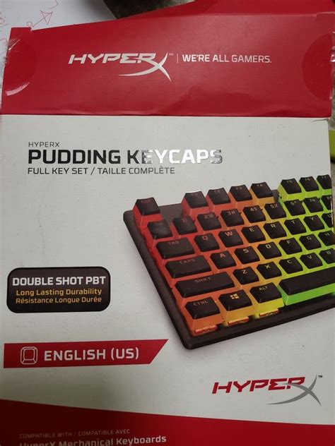 Hyperx Pudding Keycaps Razer Compatible Bottom Keys 電腦＆科技 電腦周邊及配件