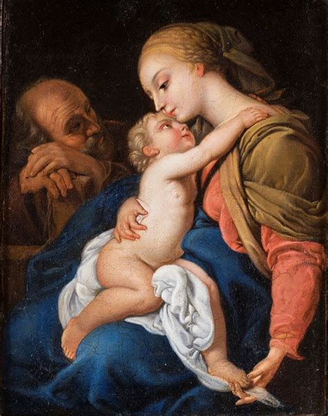 Pompeo Batoni Cerchia Sacra Famiglia Olio Su Tela Asta Fine Art